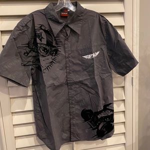 #1056 Fly Racing Button Down Shirt